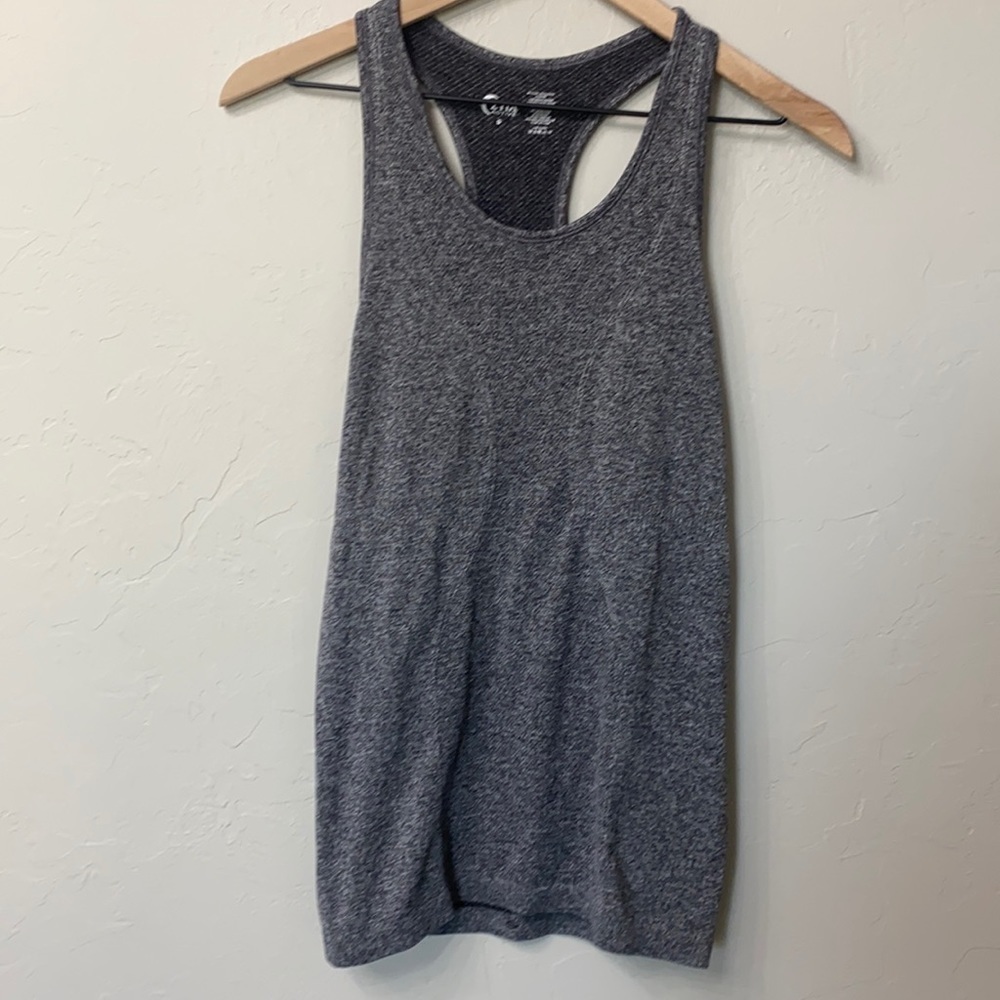 Zyia active grey athletic tank top size small